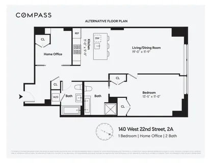 $1,850,000 | 140 West 22nd Street, Unit 2A | Chelsea