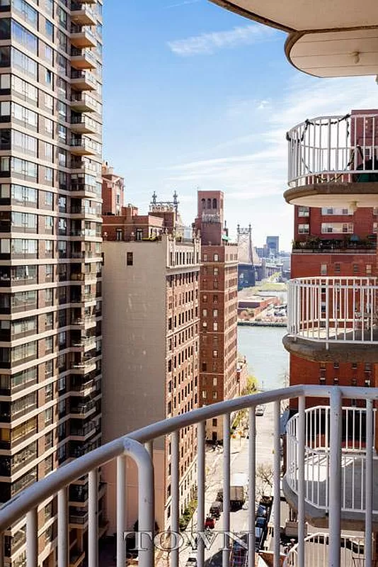 420 East 58th Street, Unit 17B Manhattan, NY 10022 - Photo 7 of 12 a view of building from balcony