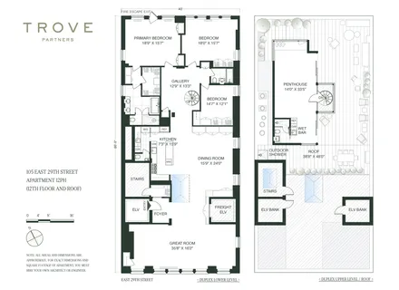$6,500,000 | 105 East 29th Street, Unit 12PH | NoMad