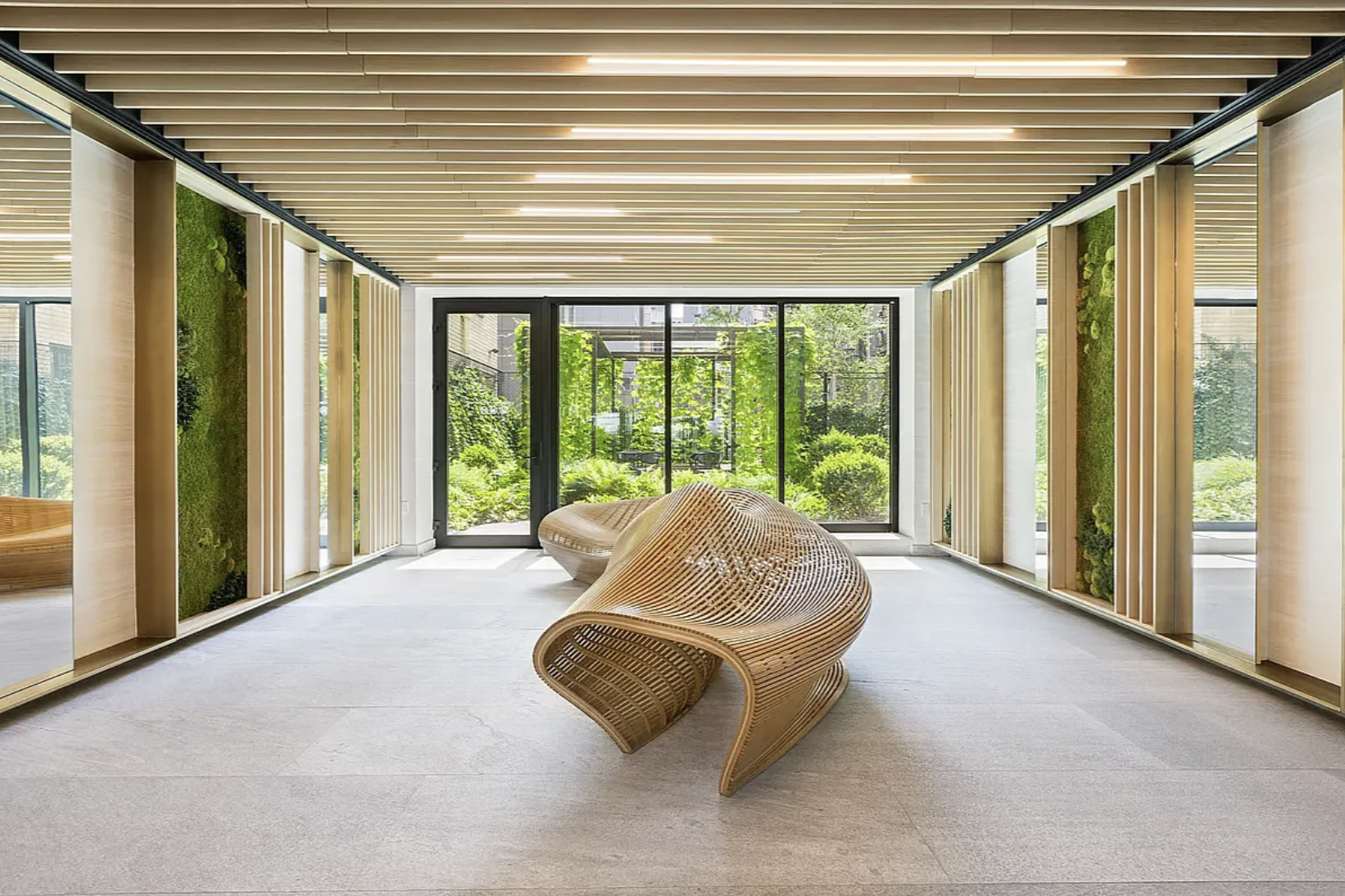 85 4th Avenue, Unit 4B Manhattan, NY 10003 - Photo 7 of 7 a living room with furniture and floor to ceiling windows