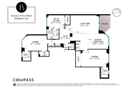 $1,650,000 | 515 East 79th Street, Unit 15A | Upper East Side