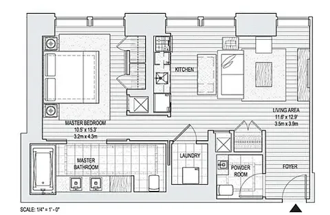 a front view of a building