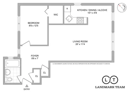 $725,000 | 30 Monroe Place, Unit 3A | Brooklyn Heights