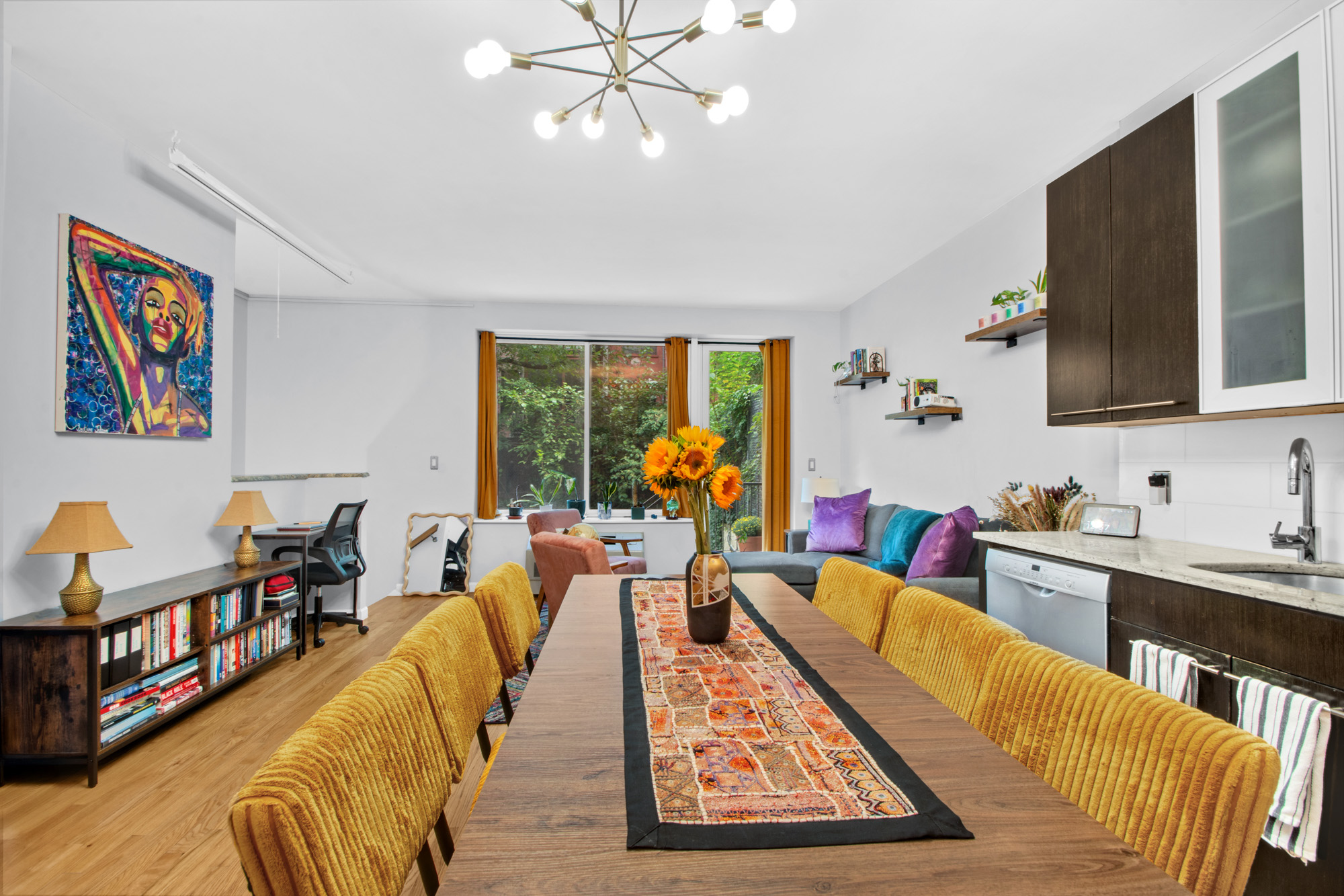 5 West 127th Street, Unit 1B Manhattan, NY 10027 - Photo 5 of 11 a very nice looking living room with a large window