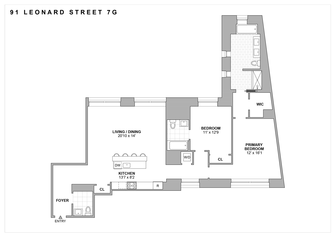 91 Leonard Street, Unit 7G Manhattan, NY 10013 - Photo 19 of 19