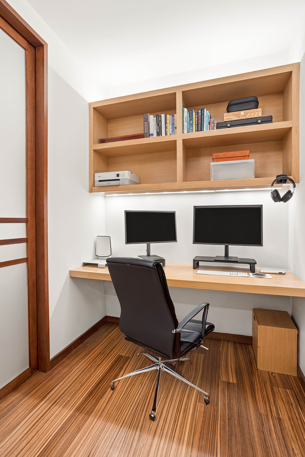 244 West 23rd Street, Unit 3A Manhattan, NY 10011 - Photo 7 of 11 a view of a workspace with furniture and a kitchen