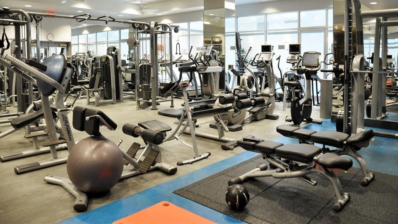 200 Riverside Boulevard, Unit 9F Manhattan, NY 10069 - Photo 9 of 12 a view of a room with gym equipment