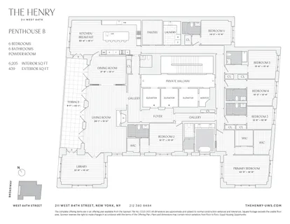 $28,750,000 | 211 West 84th Street, Unit PHB | Upper West Side
