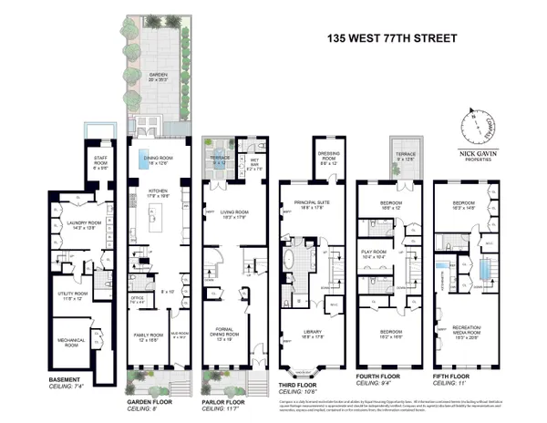 $11,995,000 | 135 West 77th Street | Upper West Side
