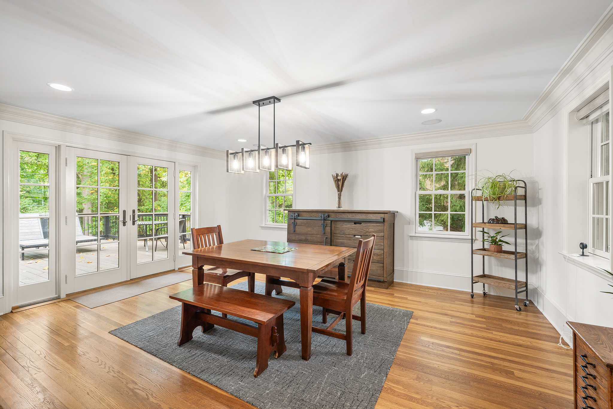 718 Arlington Road Narberth, PA 19072 - Photo 13 of 47 a view of a dining room with furniture window and wooden floor