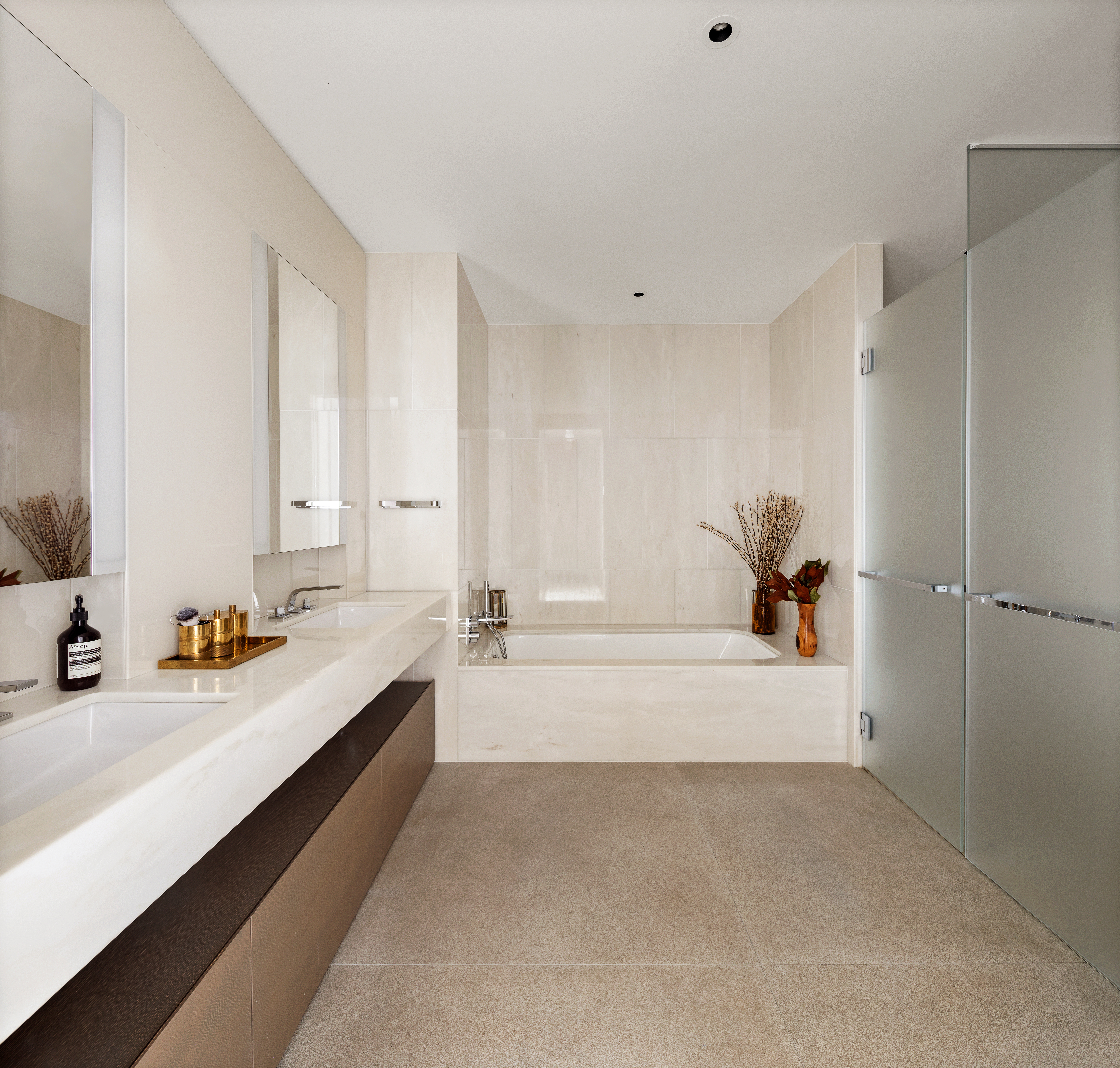 15 Hudson Yards, Unit PH83D Manhattan, NY 10001 - Photo 8 of 20 a bathroom with a bathtub and a sink