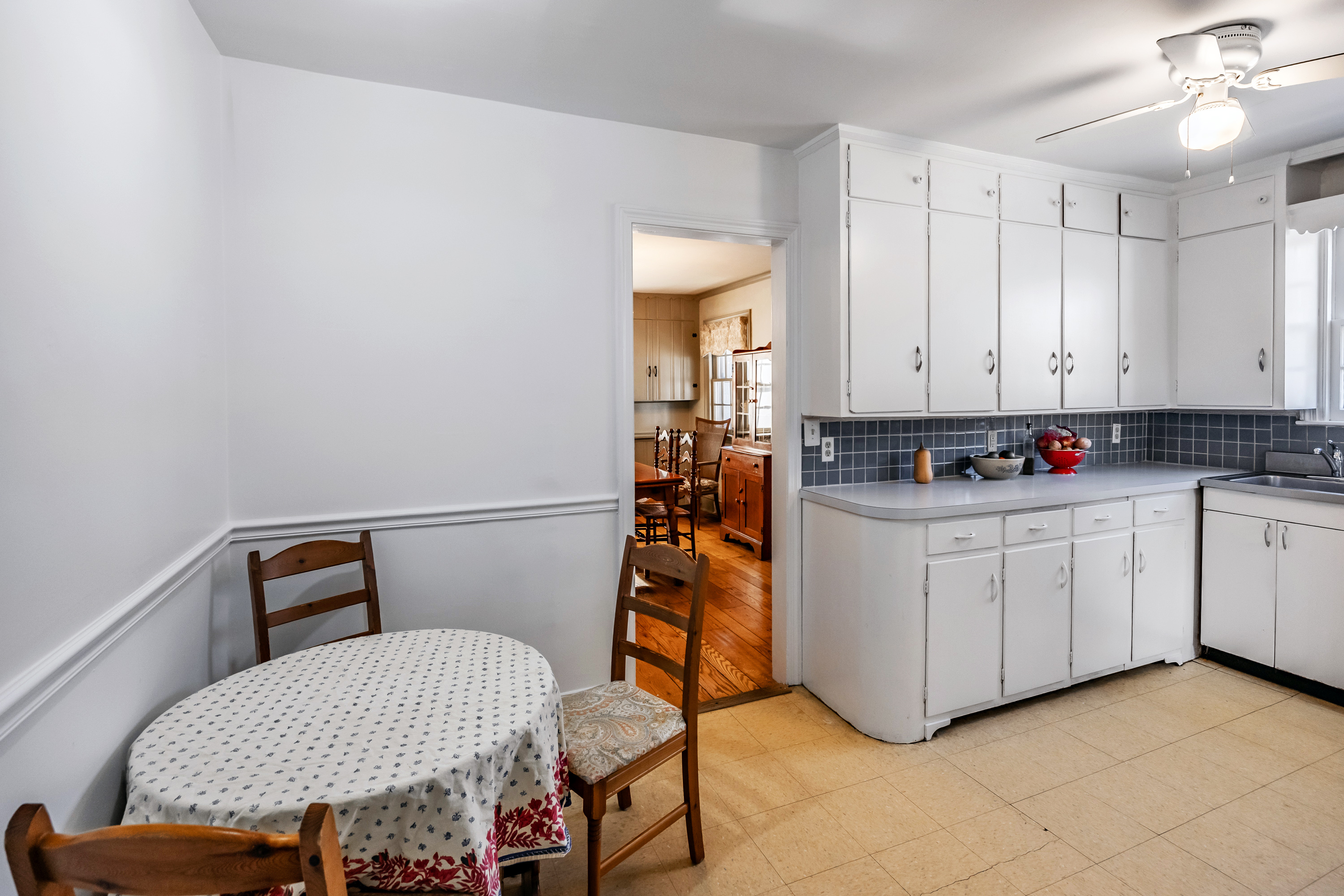 14 Decatur Road Havertown, PA 19083 - Photo 20 of 43 a kitchen with a sink window and cabinets