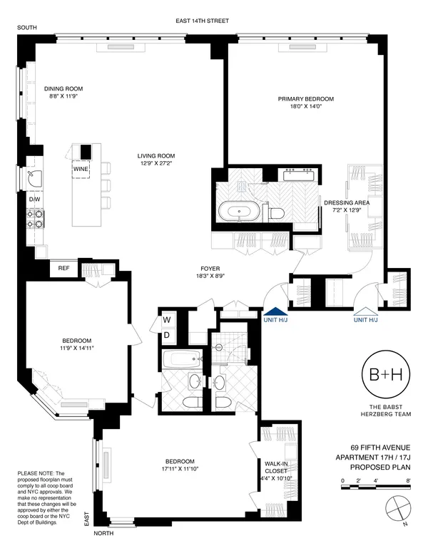 $3,495,000 | 69 5th Avenue, Unit 17HJ | Flatiron
