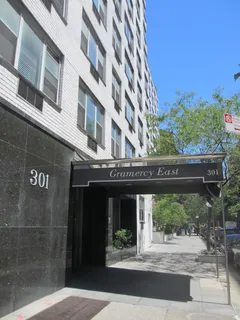 a front view of a building