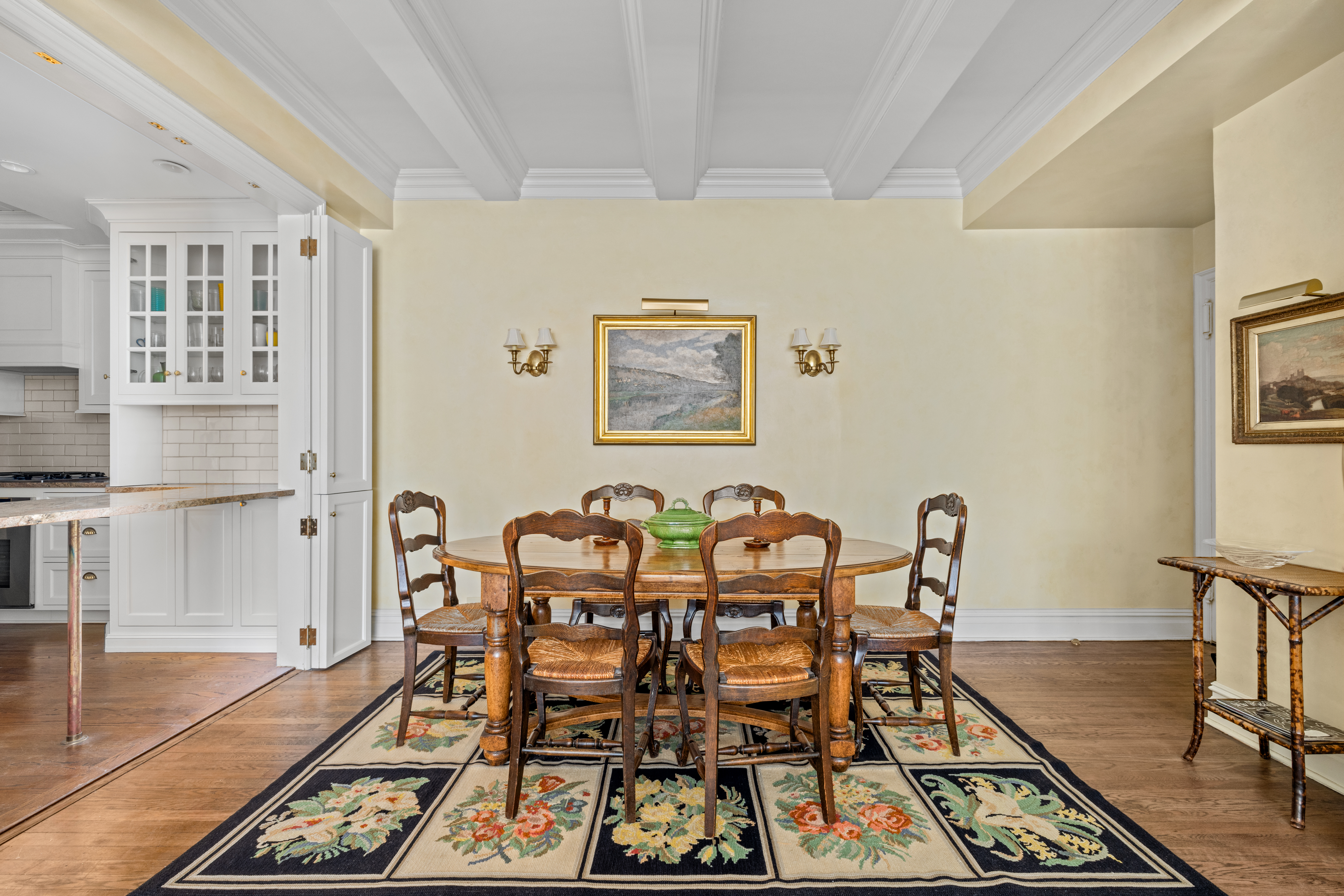 75 Central Park West, Unit 5A Manhattan, NY 10023 - Photo 6 of 14 a dining room with table and chairs