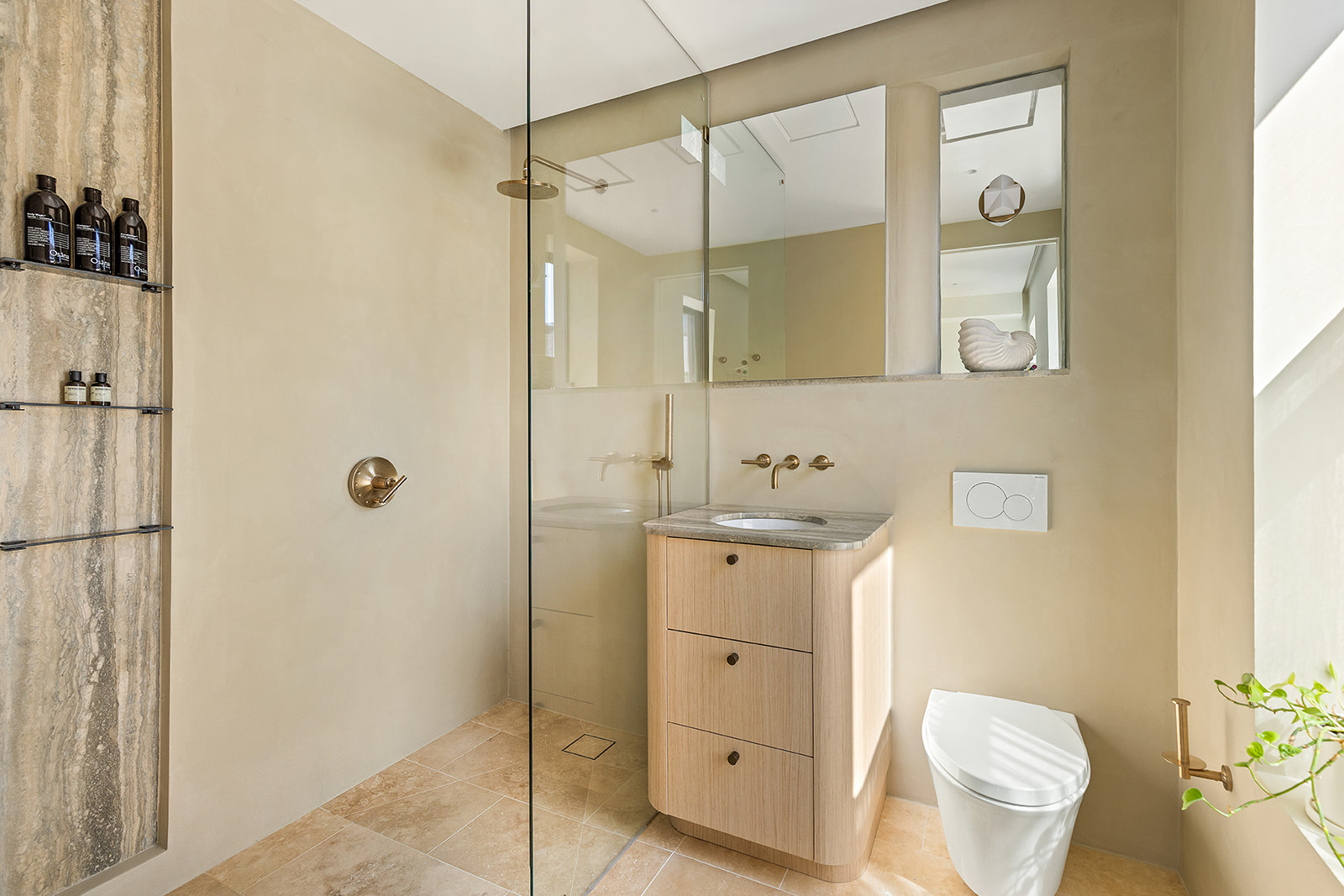 59 Cheever Place Brooklyn, NY 11231 - Photo 10 of 25 a bathroom with a granite countertop sink toilet and shower
