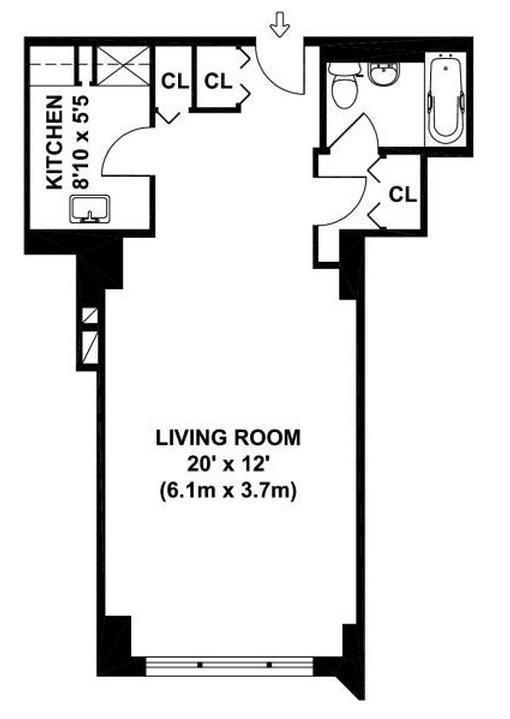 220 East 57th Street, Unit 12E Manhattan, NY 10022 - Photo 8 of 8 a picture of a park bench