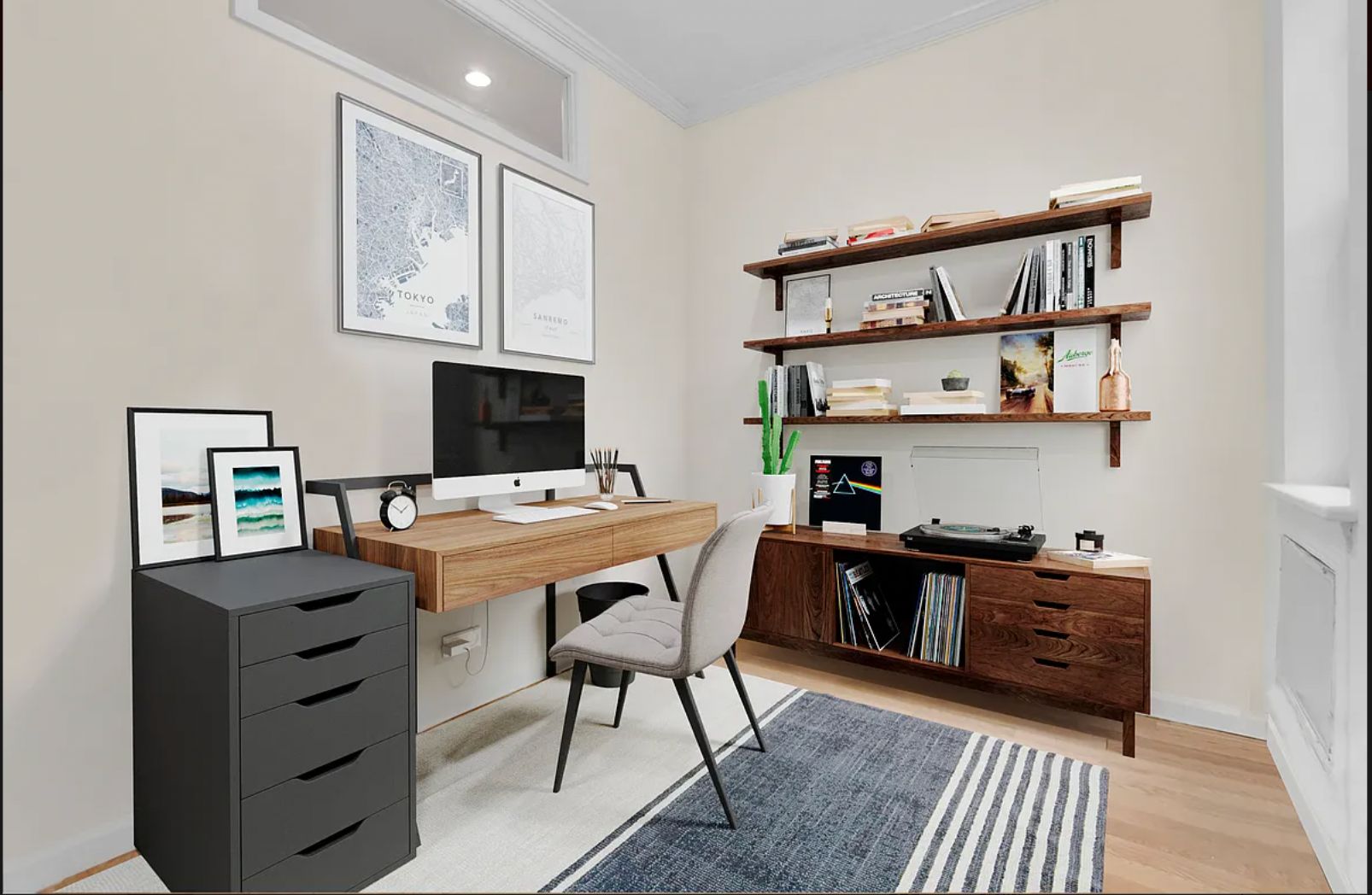 370 Columbus Avenue, Unit 4F Manhattan, NY 10024 - Photo 5 of 13 a view of a workspace with furniture