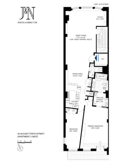a picture of a floor plan