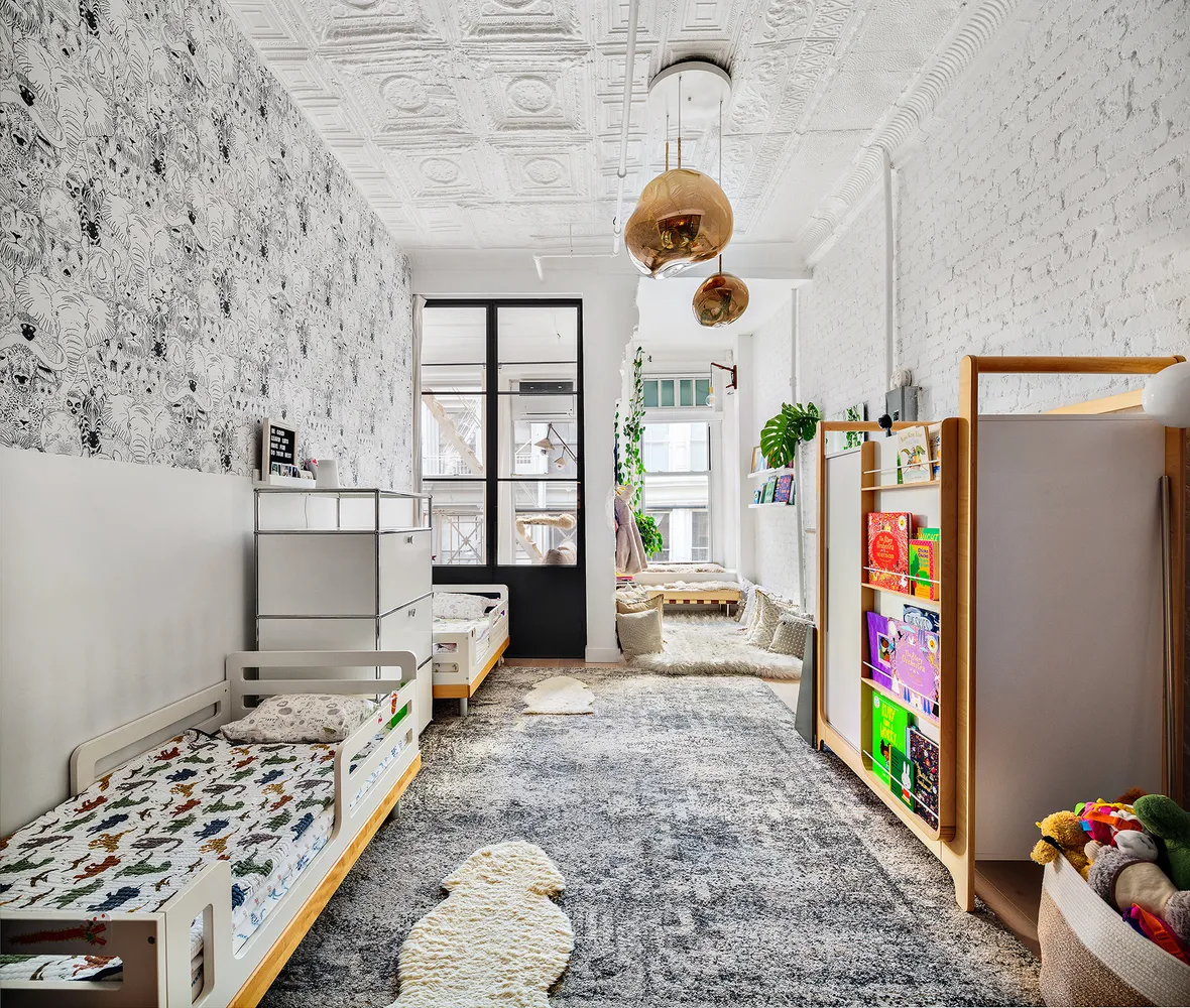 a very nice looking room with a large window