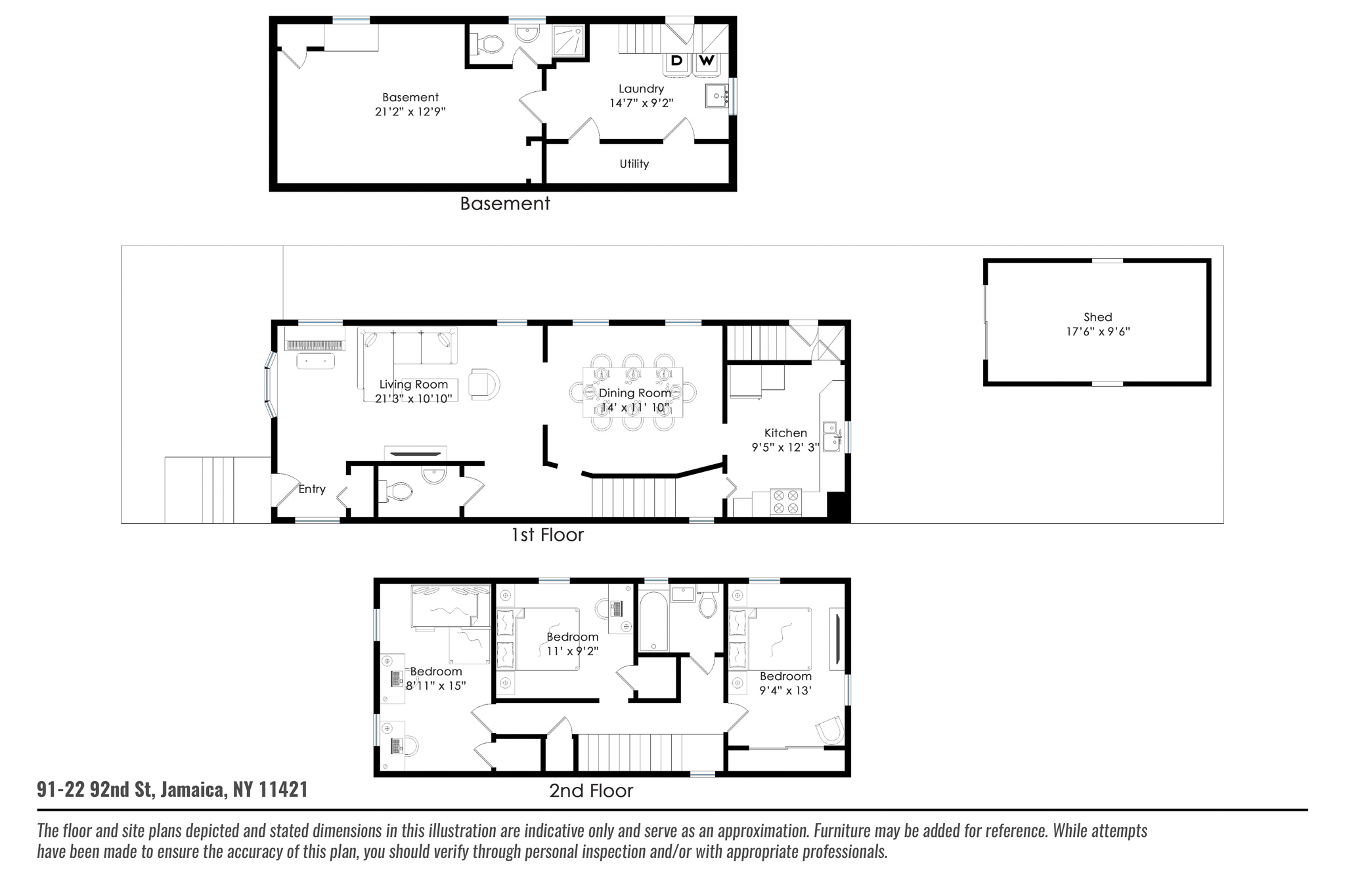 91-22 92nd Street Queens, NY 11421 - Photo 25 of 27 a picture of a white and white top