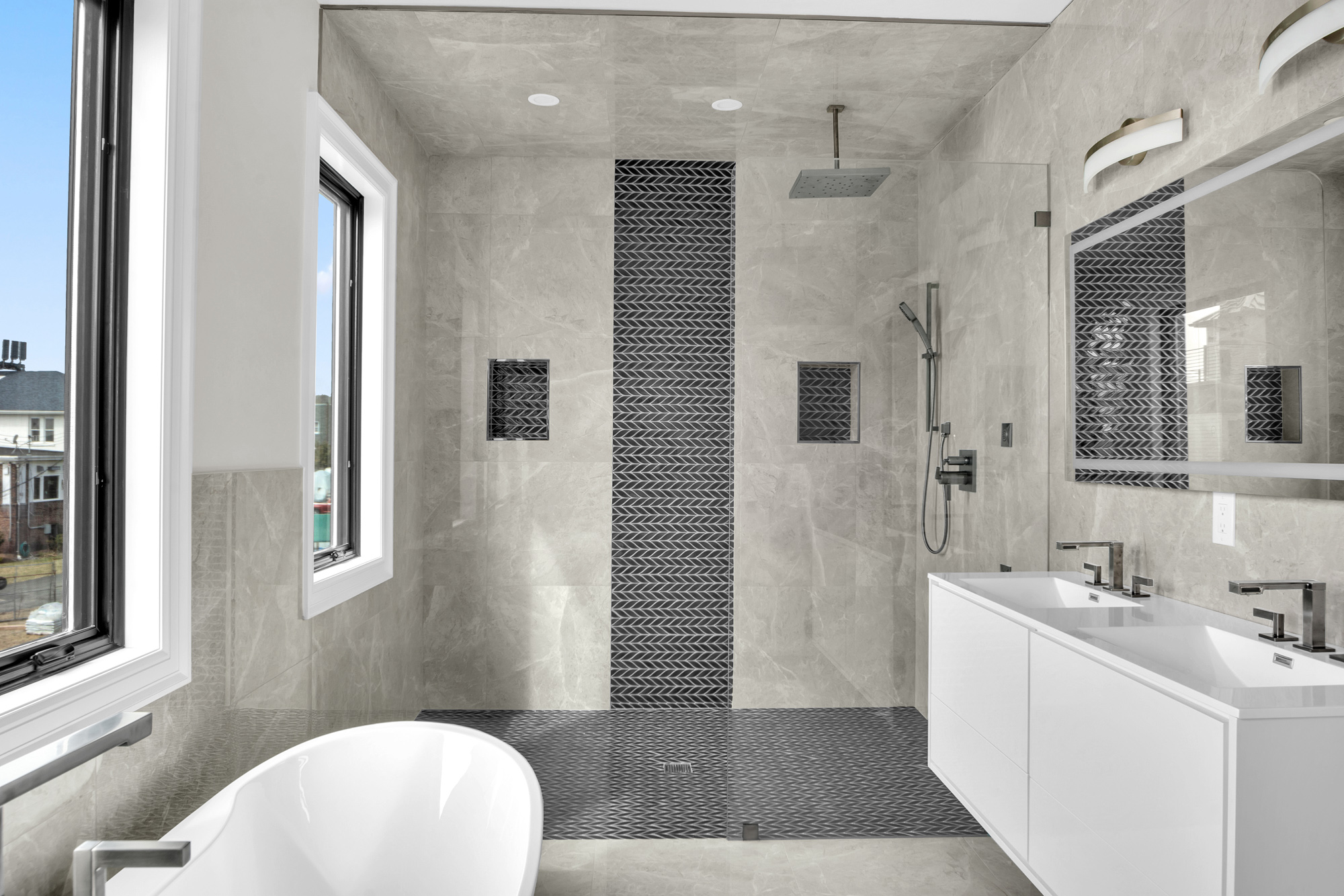 5 Osprey Court Staten Island, NY 10308 - Photo 25 of 50 a bathroom with a sink a toilet and shower