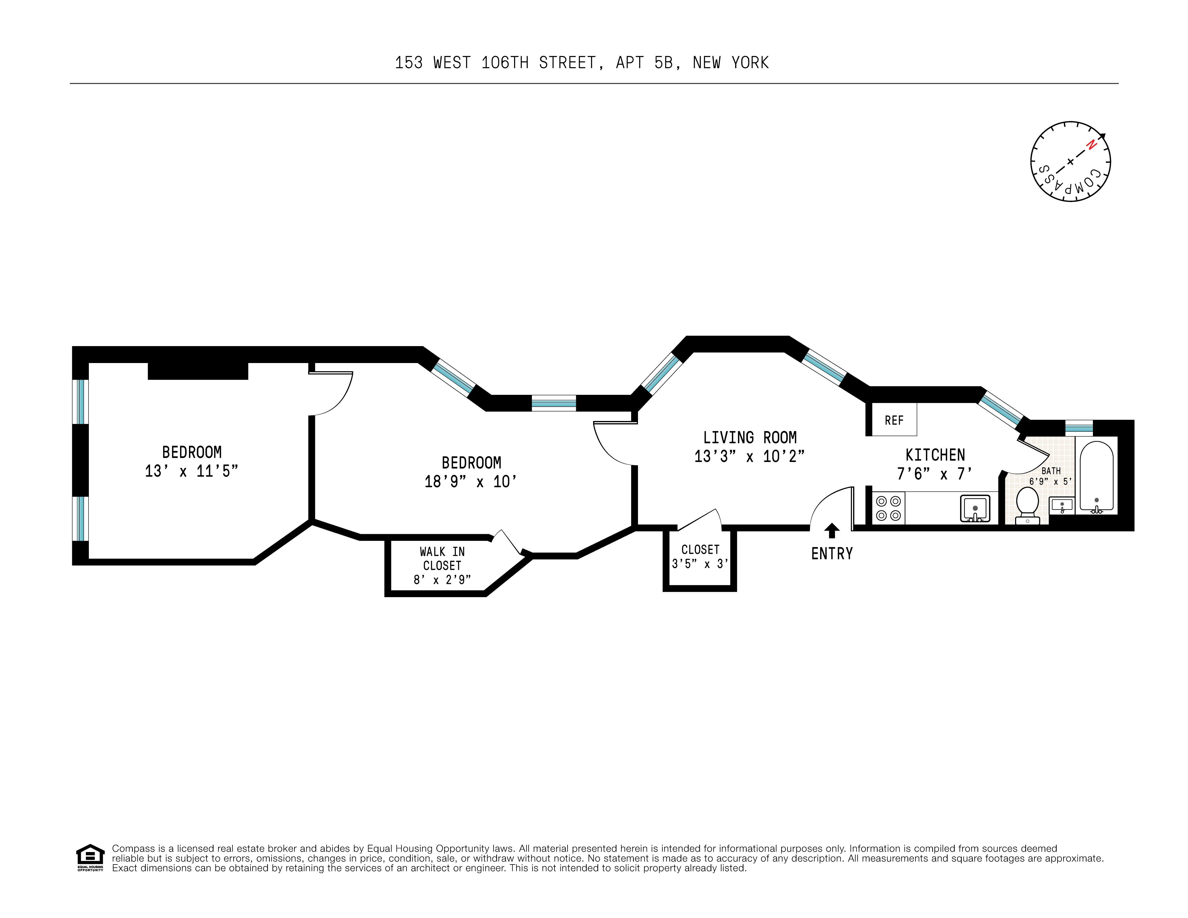 153 West 106th Street, Unit 5B Manhattan, NY 10025 - Photo 9 of 9