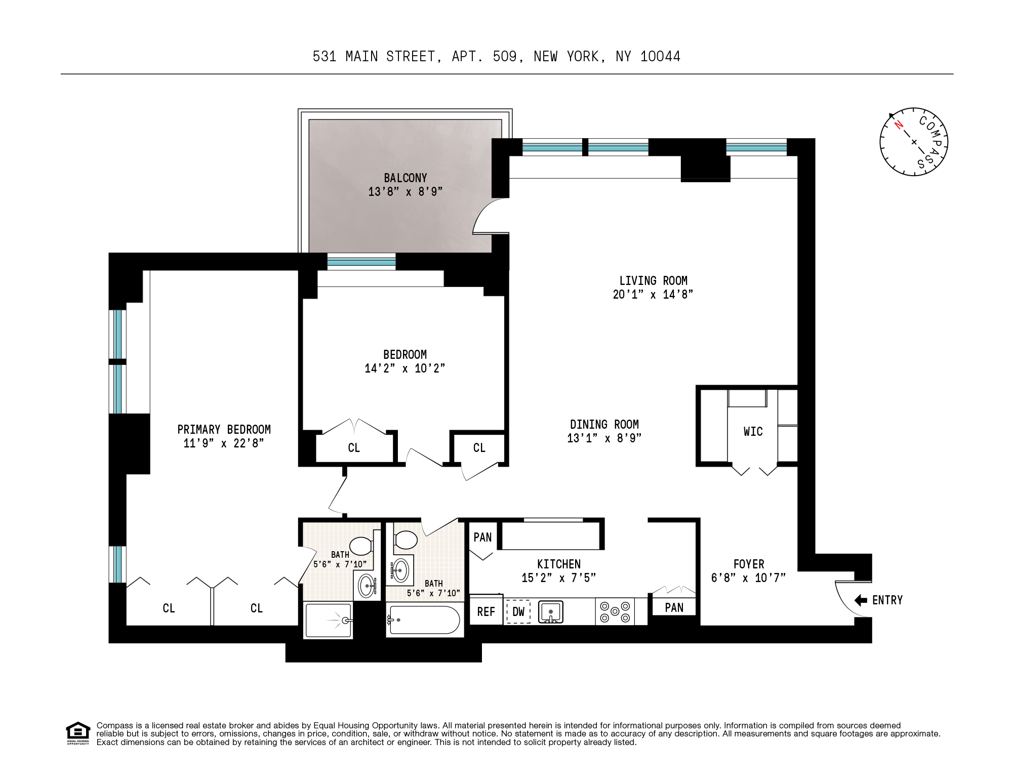 531 Main Street, Unit 509 Manhattan, NY 10044 - Photo 21 of 21