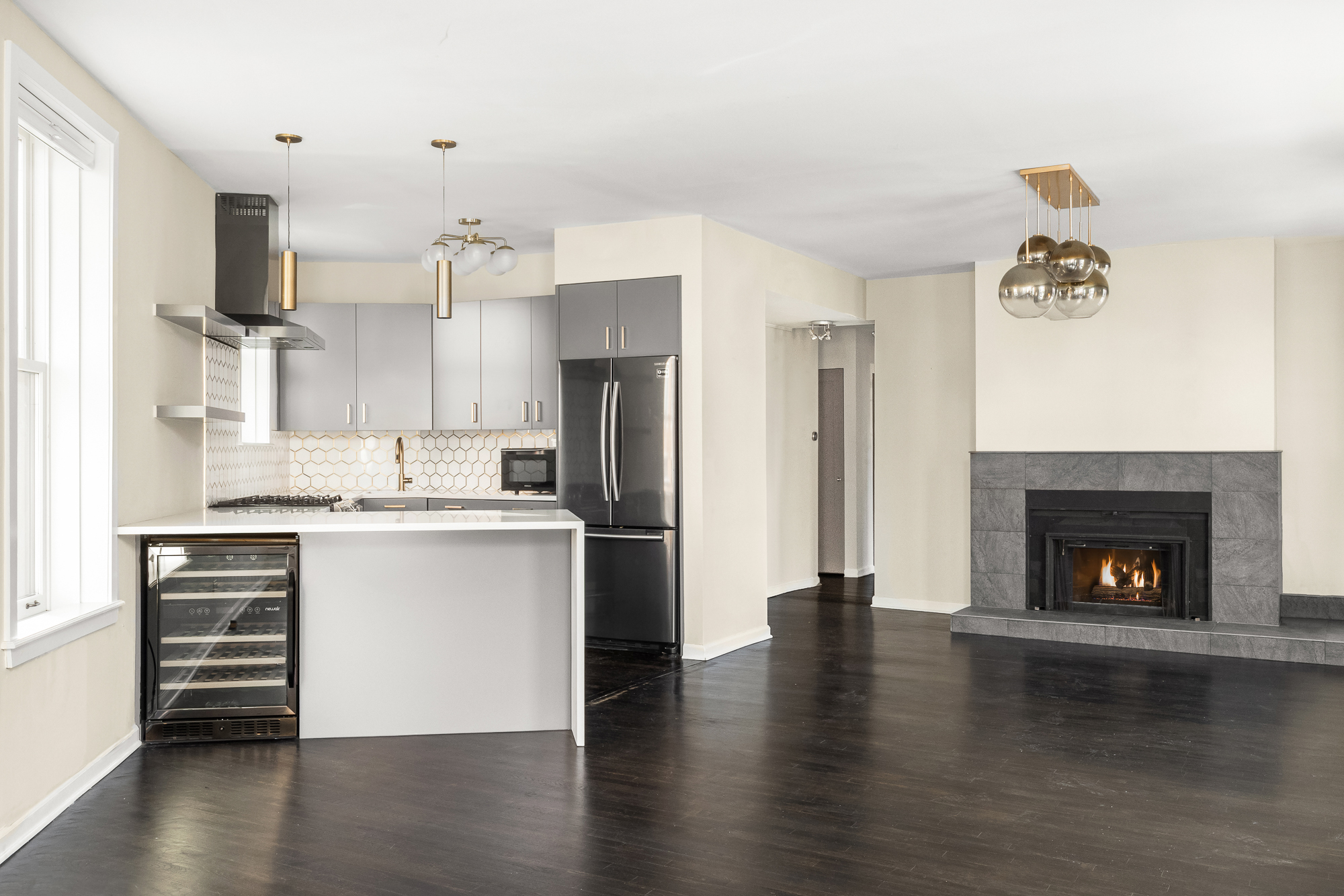 160 West 11th Street, Unit 1 Manhattan, NY 10011 - Photo 6 of 18 a kitchen with a refrigerator and a stove top oven