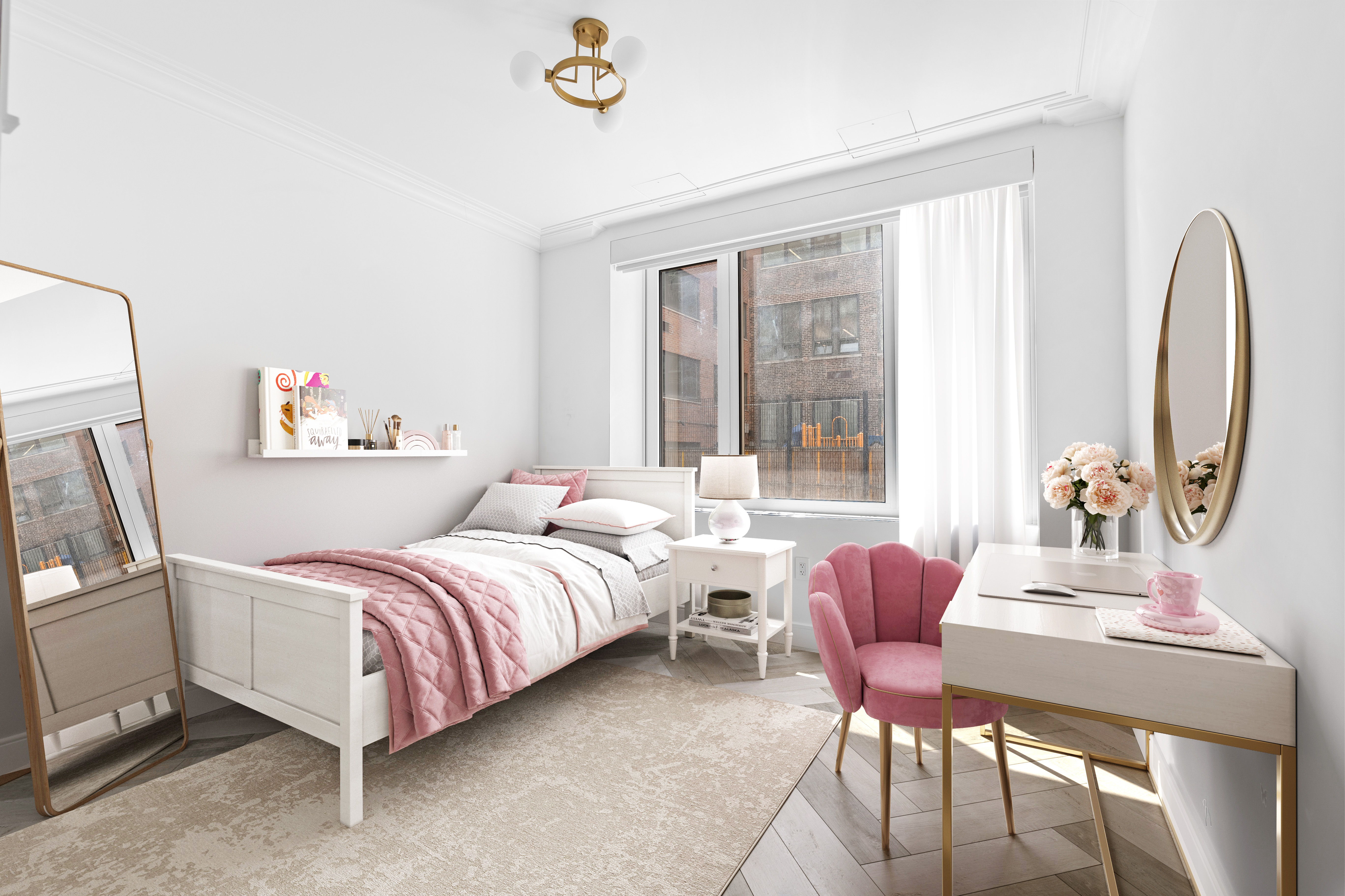 126 East 86th Street, Unit 5B Manhattan, NY 10028 - Photo 7 of 22 a bedroom with furniture and a window