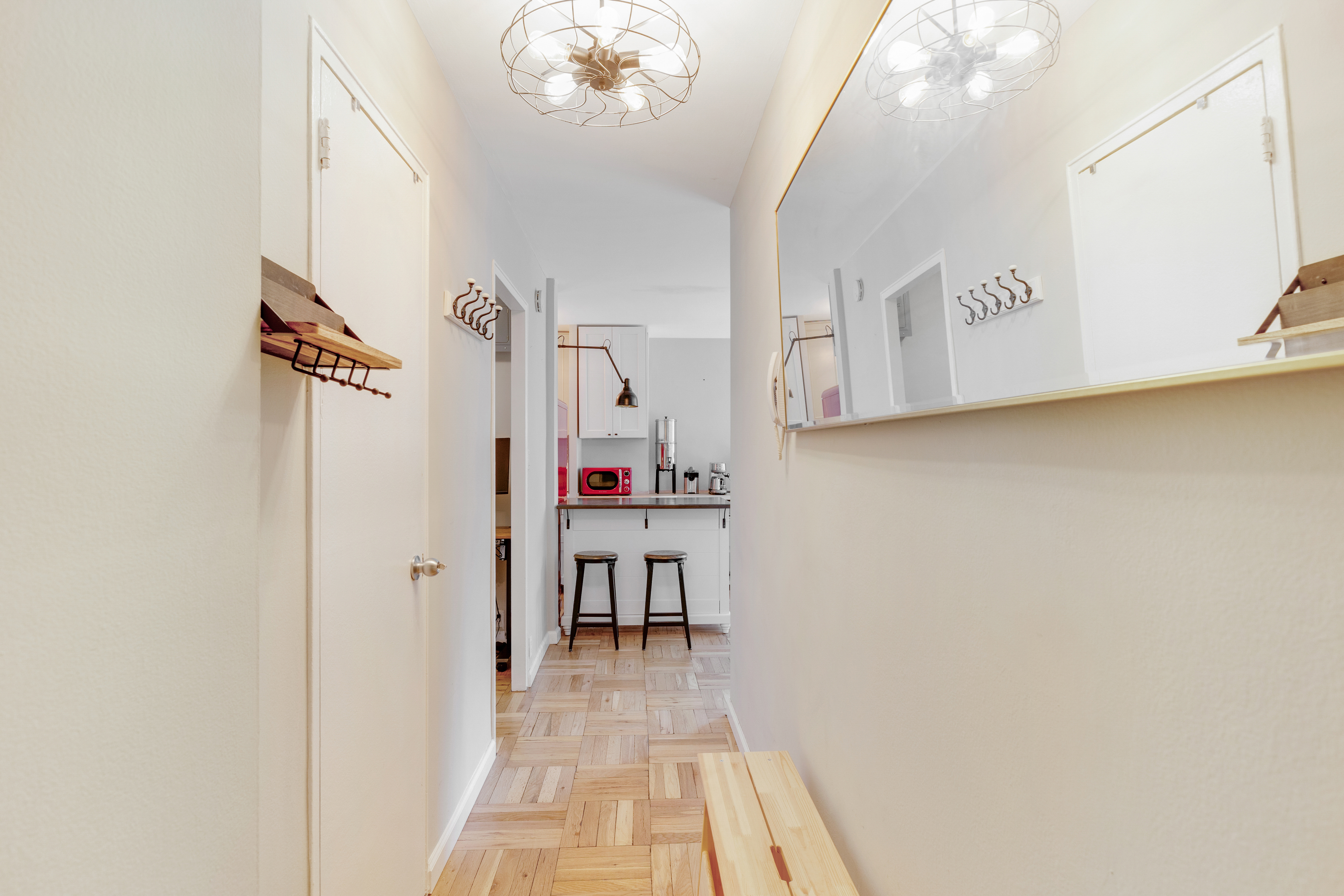 240 East 76th Street, Unit 9A Manhattan, NY 10021 - Photo 3 of 9 a view of a hallway with interior of the house