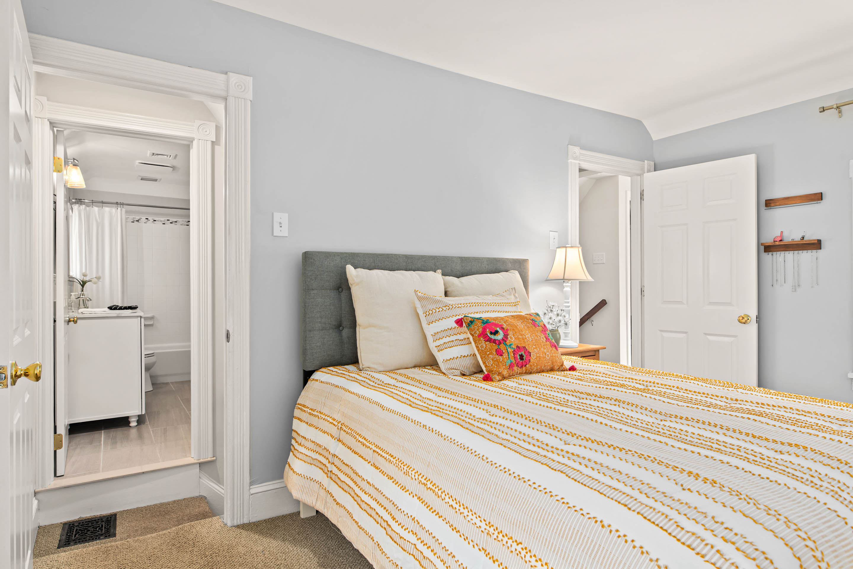 1136 Seaton Ross Road Wayne, PA 19087 - Photo 29 of 48 a bedroom with a bed and a walk in closet