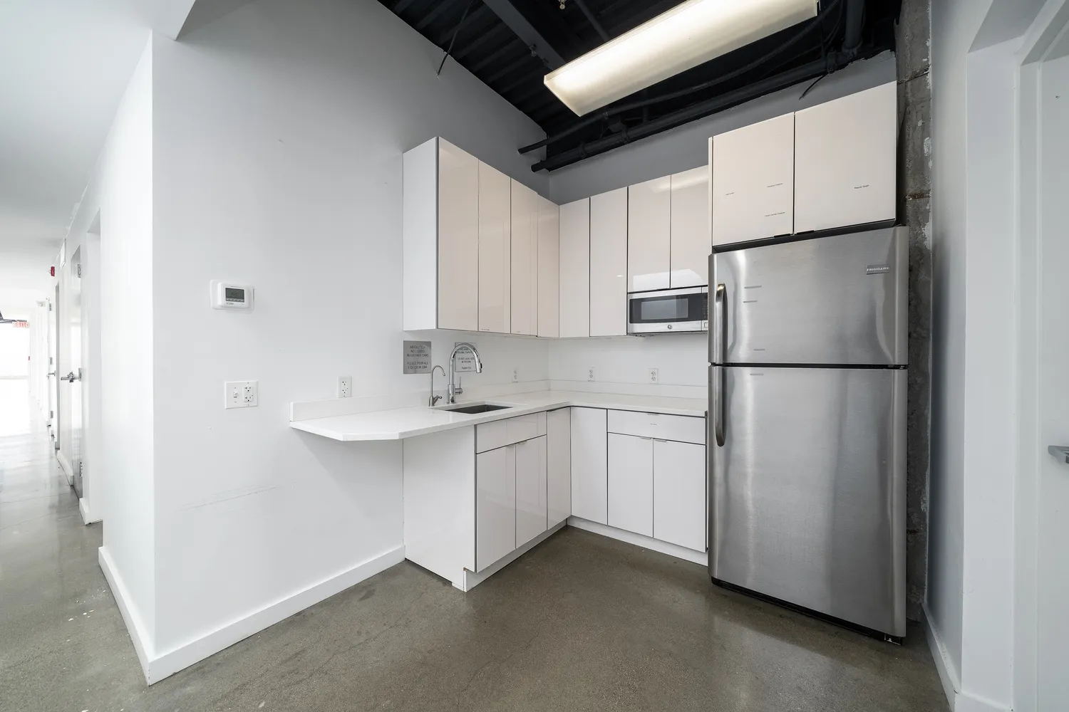 a view of a small space