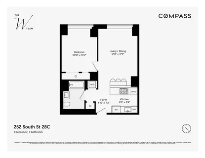 $1,395,000 | 252 South Street, Unit 28C | Two Bridges