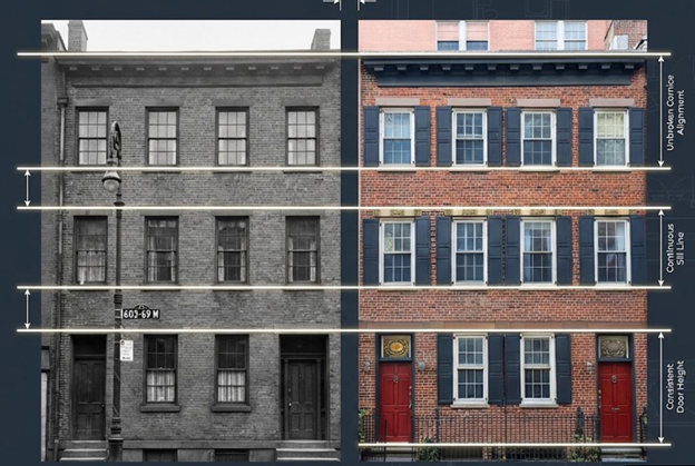 449 1/2 Hudson Street Manhattan, NY 10014 - Photo 17 of 19 a building with a lot of windows