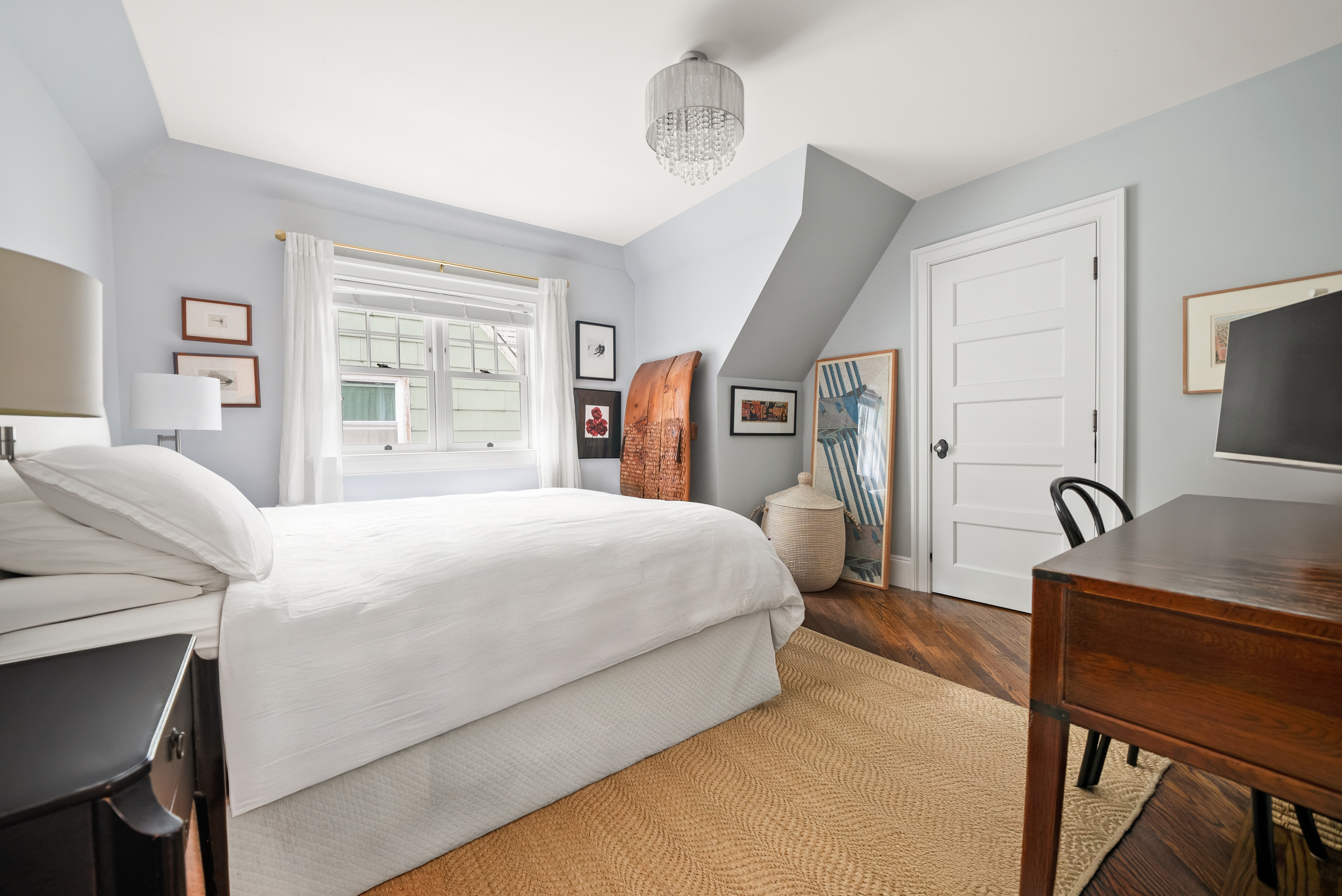 139 Winthrop Street, Unit 2 Brooklyn, NY 11225 - Photo 4 of 8 a bedroom with a bed chair and a dresser