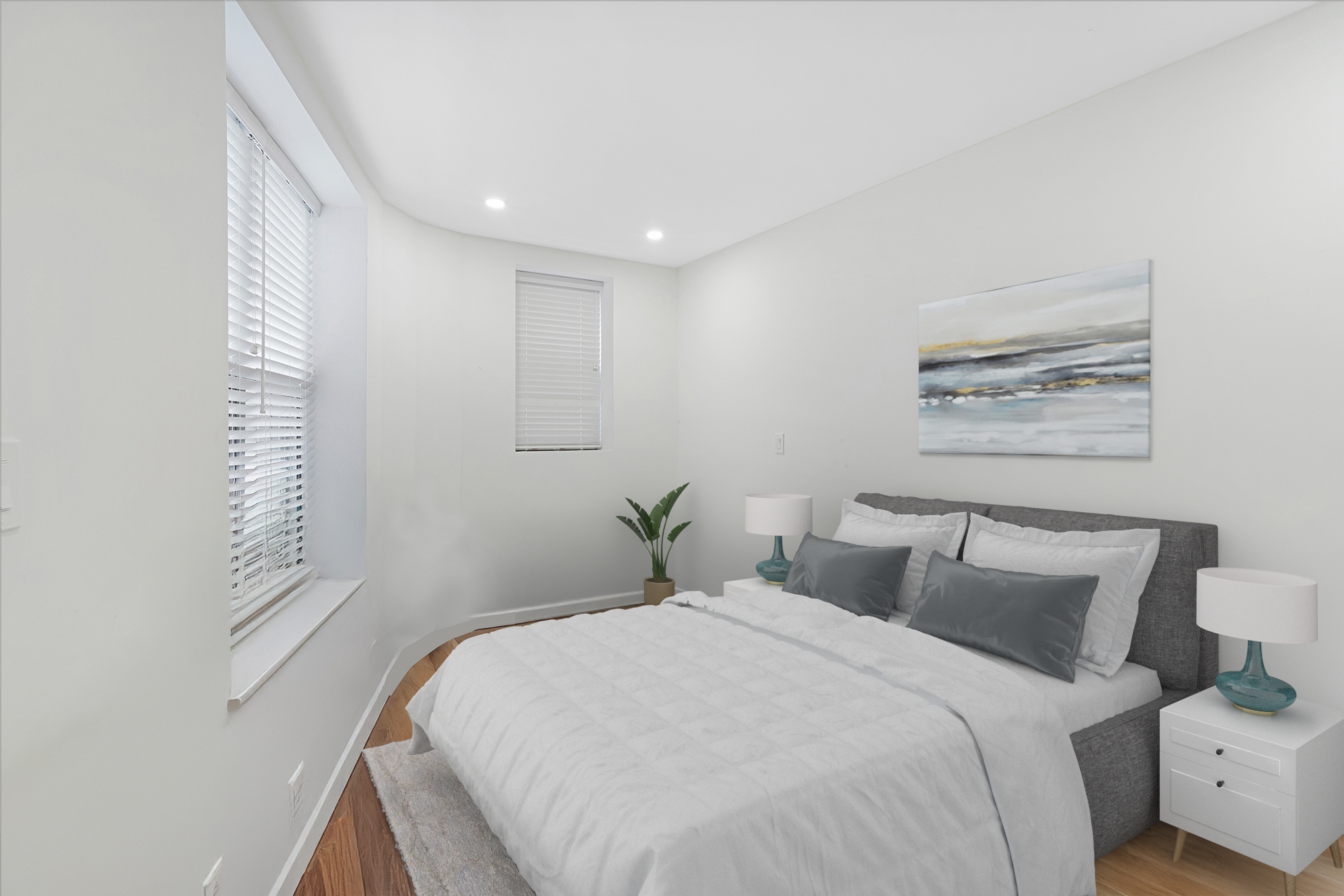 1390 Eastern Parkway Brooklyn, NY 11233 - Photo 11 of 19 a bedroom with a large bed and a window