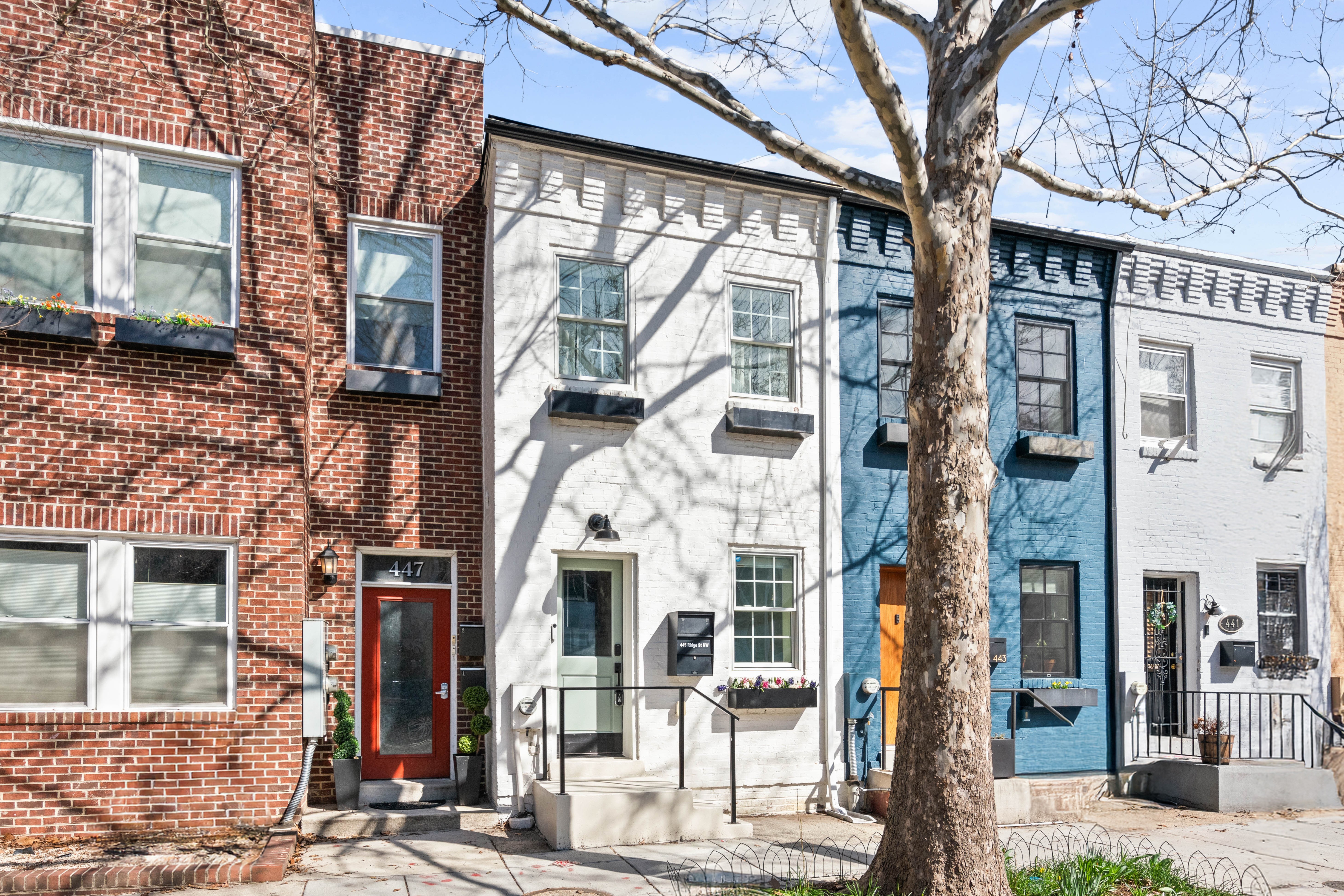 445 Ridge Street Northwest Washington, DC 20001 - Photo 2 of 43 a view of a brick building next to a road