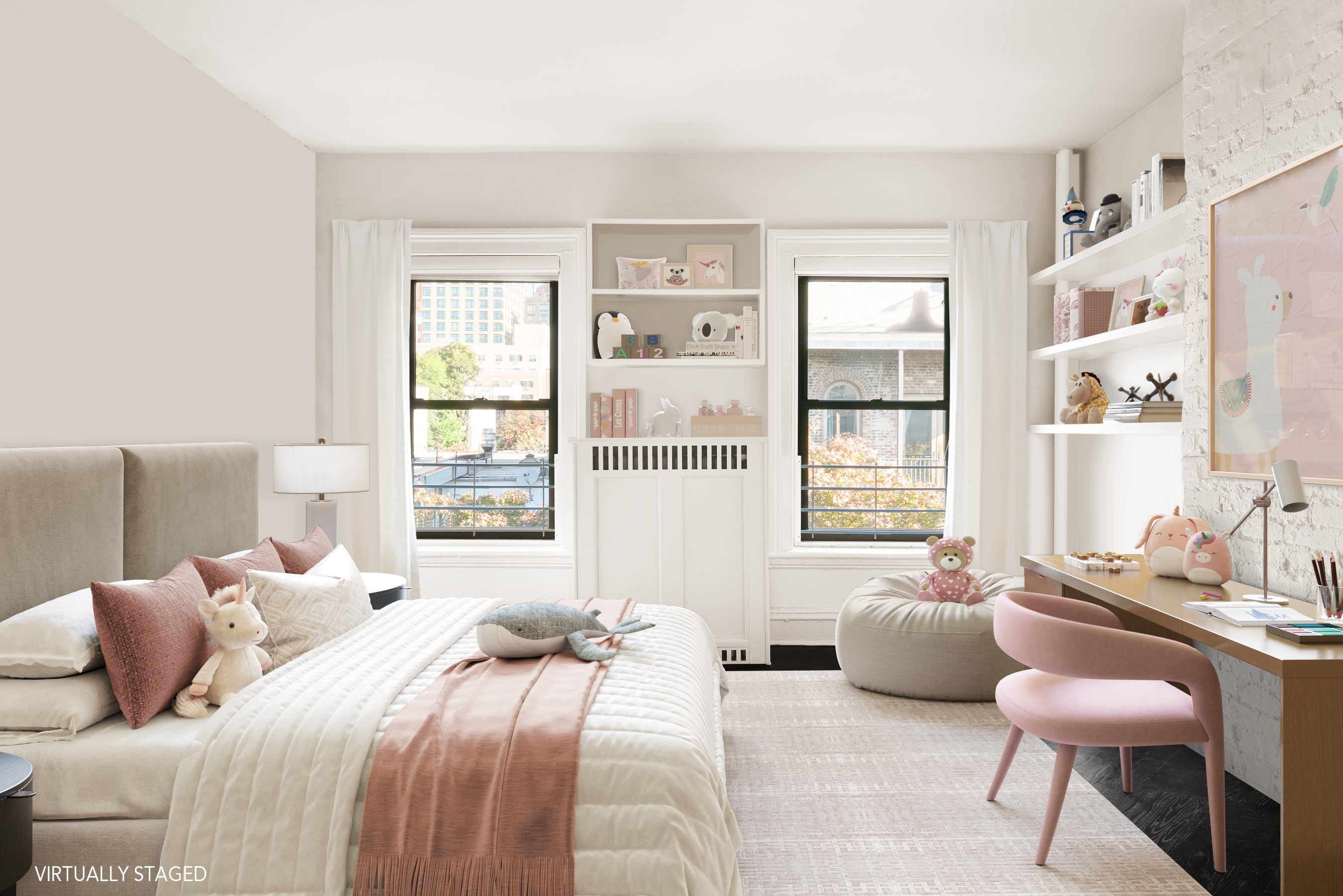 355 Pacific Street Brooklyn, NY 11217 - Photo 9 of 13 a bedroom with a bed and a couch