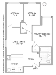$725,000 | 1810 3rd Avenue, Unit A7C | East Harlem