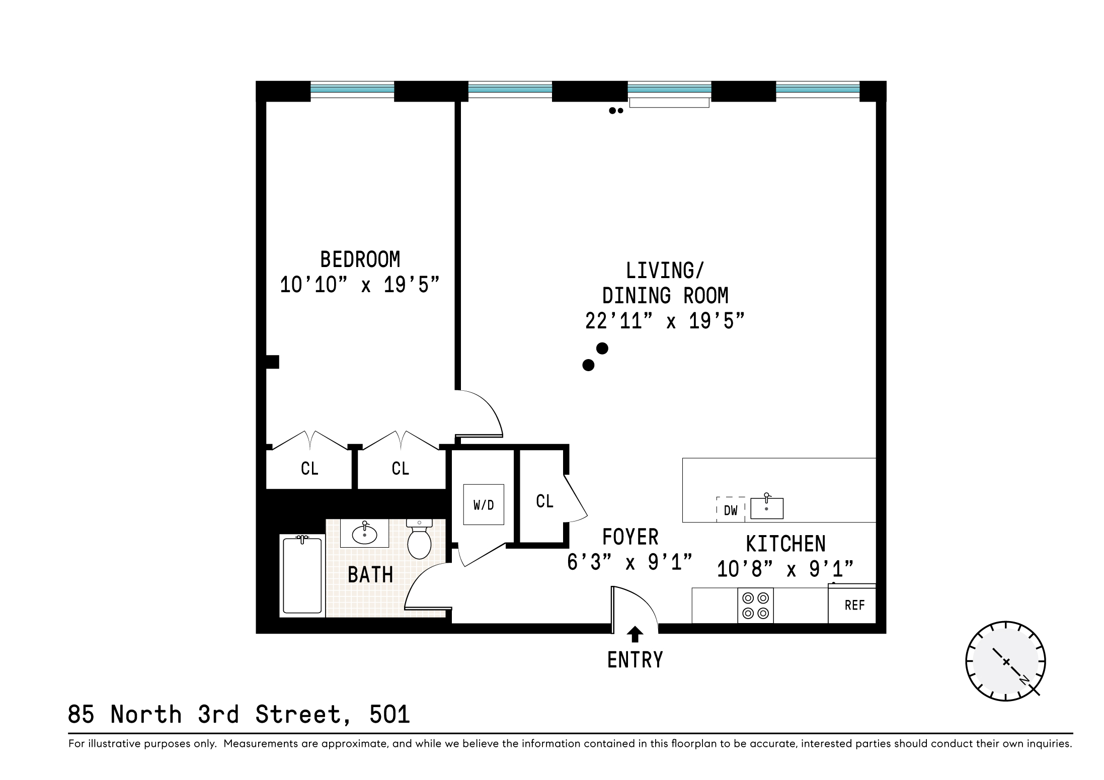 85 North 3rd Street, Unit 501 Brooklyn, NY 11249 - Photo 11 of 11