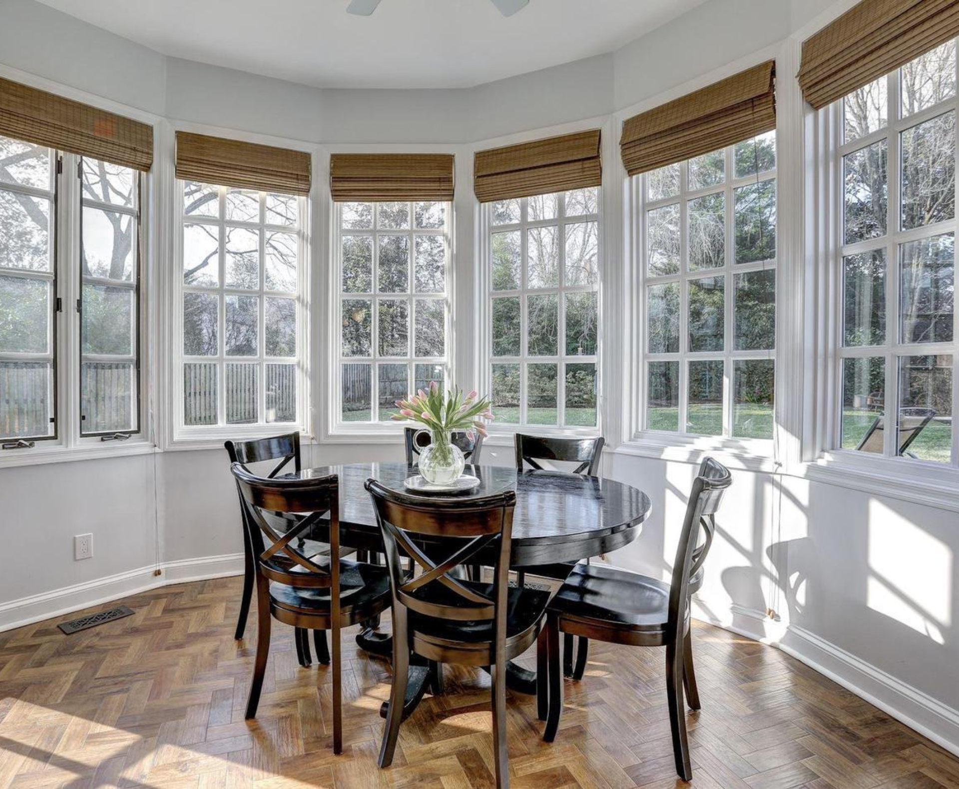 5002 Allan Road Bethesda, MD 20816 - Photo 6 of 9 a dining room with furniture window and wooden floor