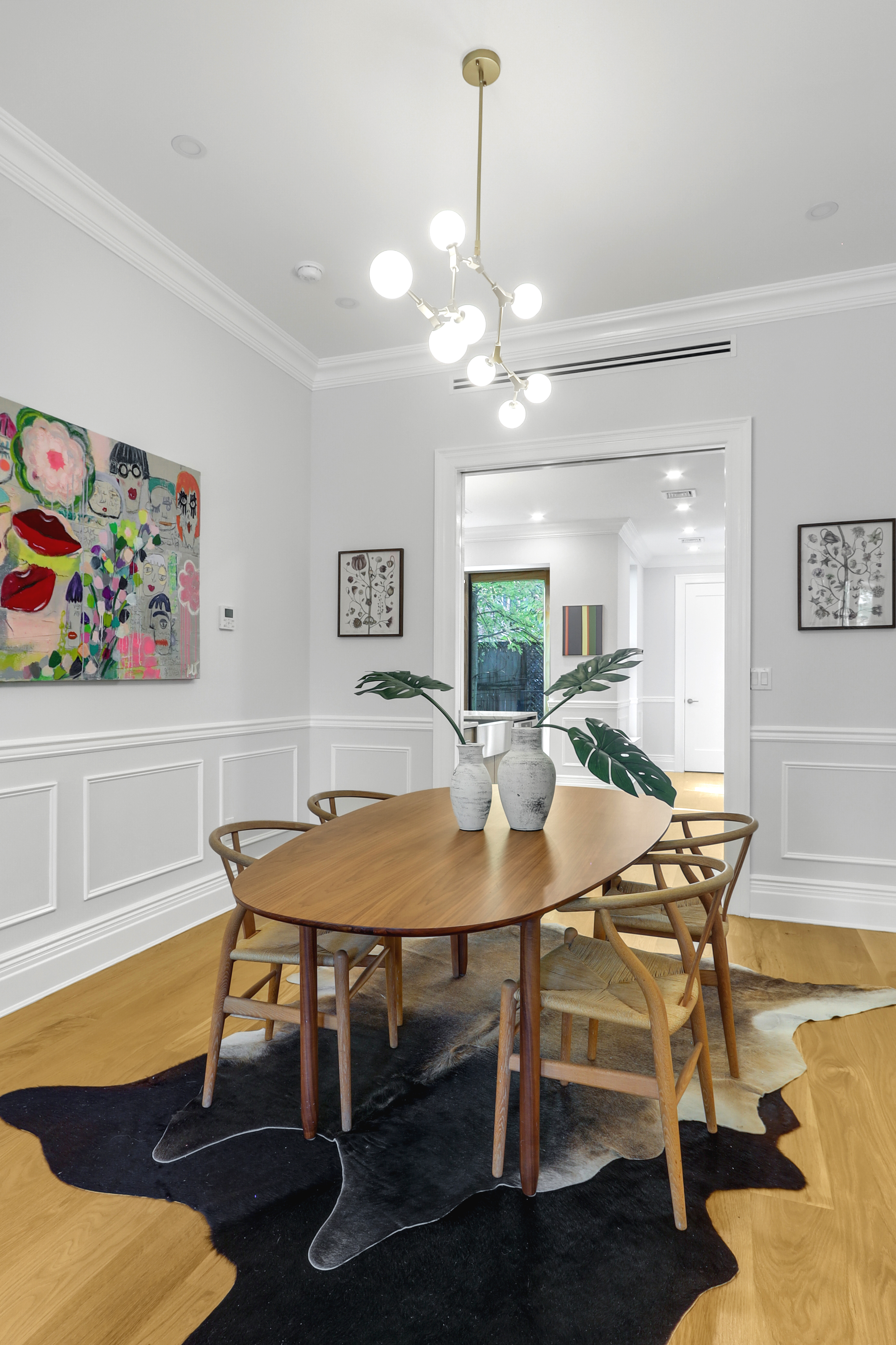 220 Lewis Avenue Brooklyn, NY 11221 - Photo 6 of 22 a view of a dining room with furniture and wooden floor