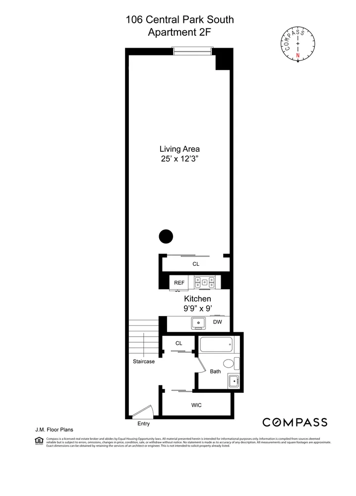 $4,000 | 106 Central Park South, Unit 2F | Central Park South