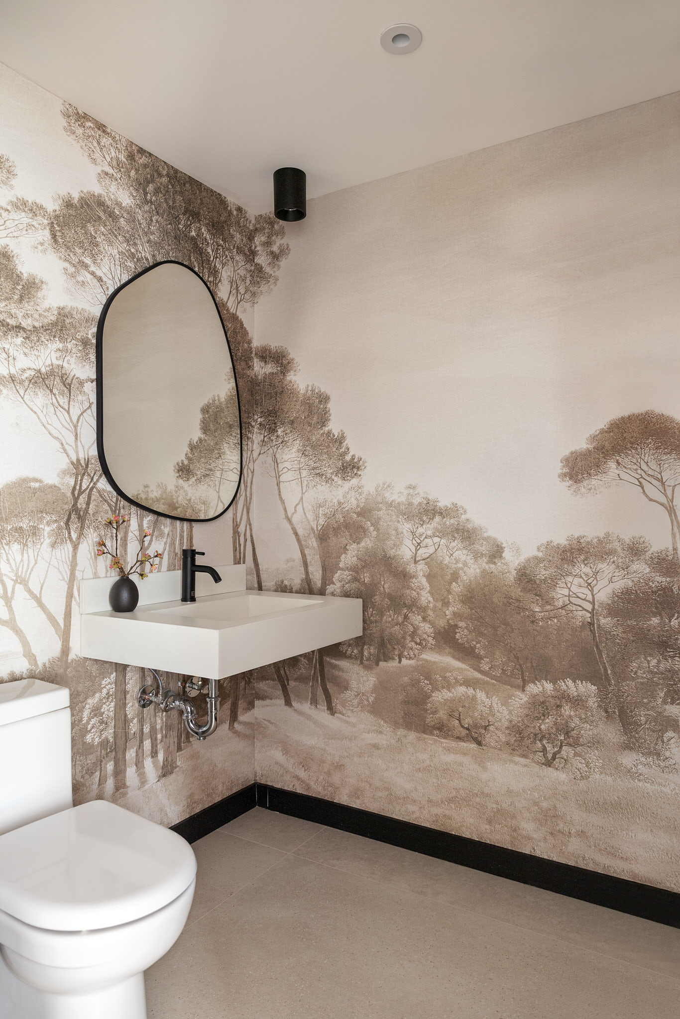 51 Jay Street, Unit 2A Brooklyn, NY 11201 - Photo 11 of 15 a bathroom with a toilet mirror and vanity