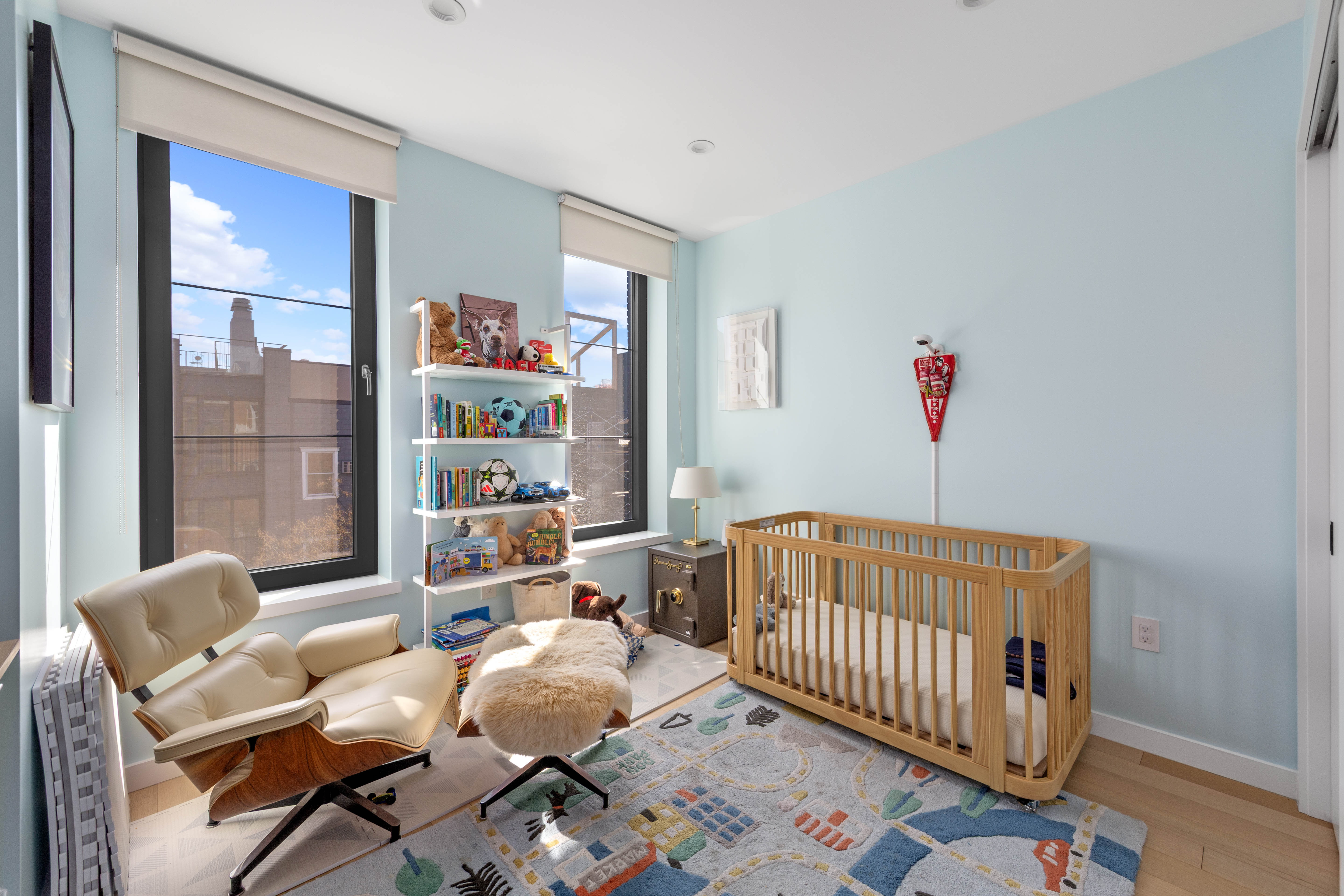 33 Conselyea Street, Unit PH Brooklyn, NY 11211 - Photo 10 of 16 a bedroom with furniture and a window