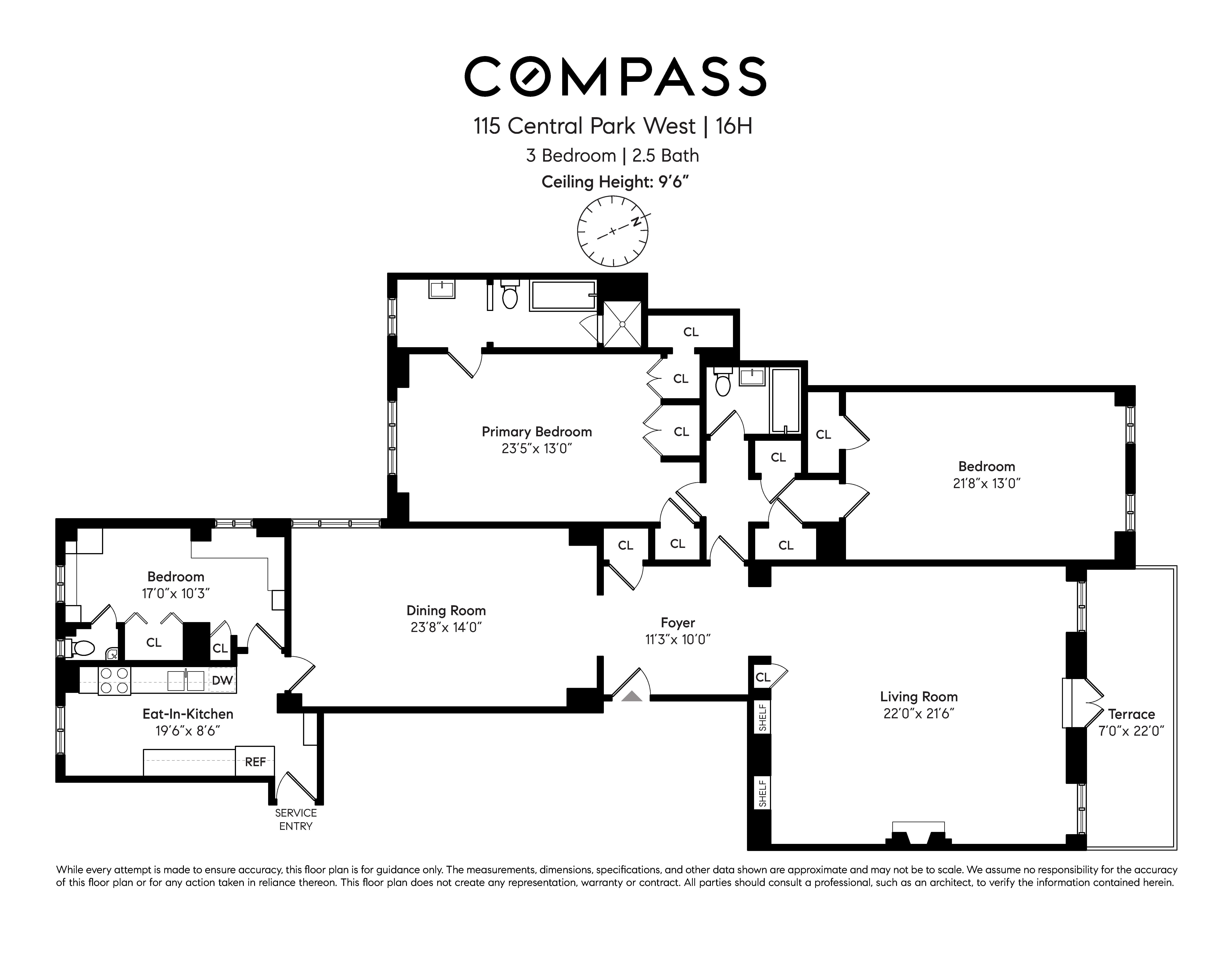 115 Central Park West, Unit 16H Manhattan, NY 10023 - Photo 30 of 30 a picture of a book and a white wall