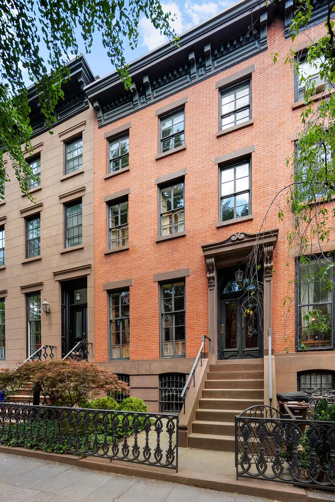 a front view of a building