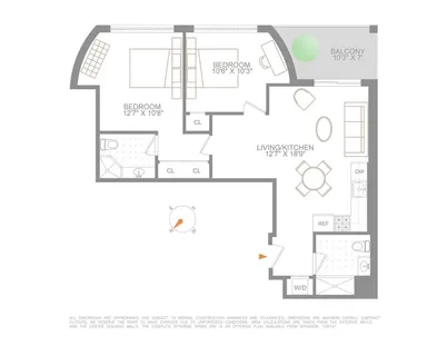 $1,195,000 | 44 Box Street, Unit 5R | Greenpoint