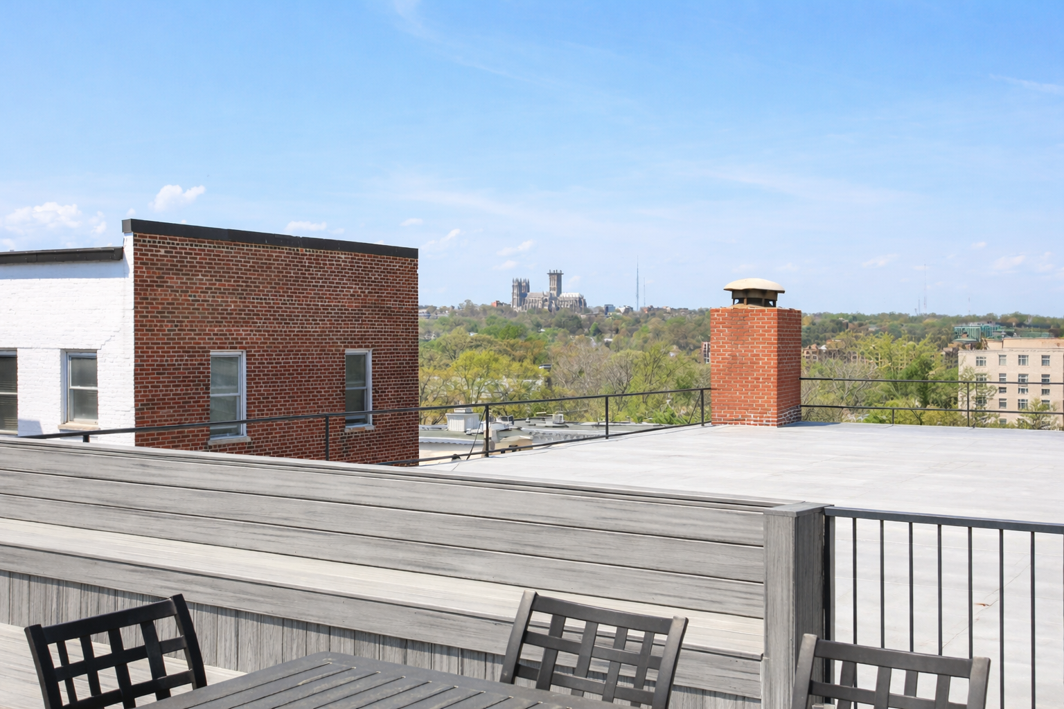 2123 California Street Northwest, Unit D5 Washington, DC 20008 - Photo 18 of 25 a view of a building from a balcony
